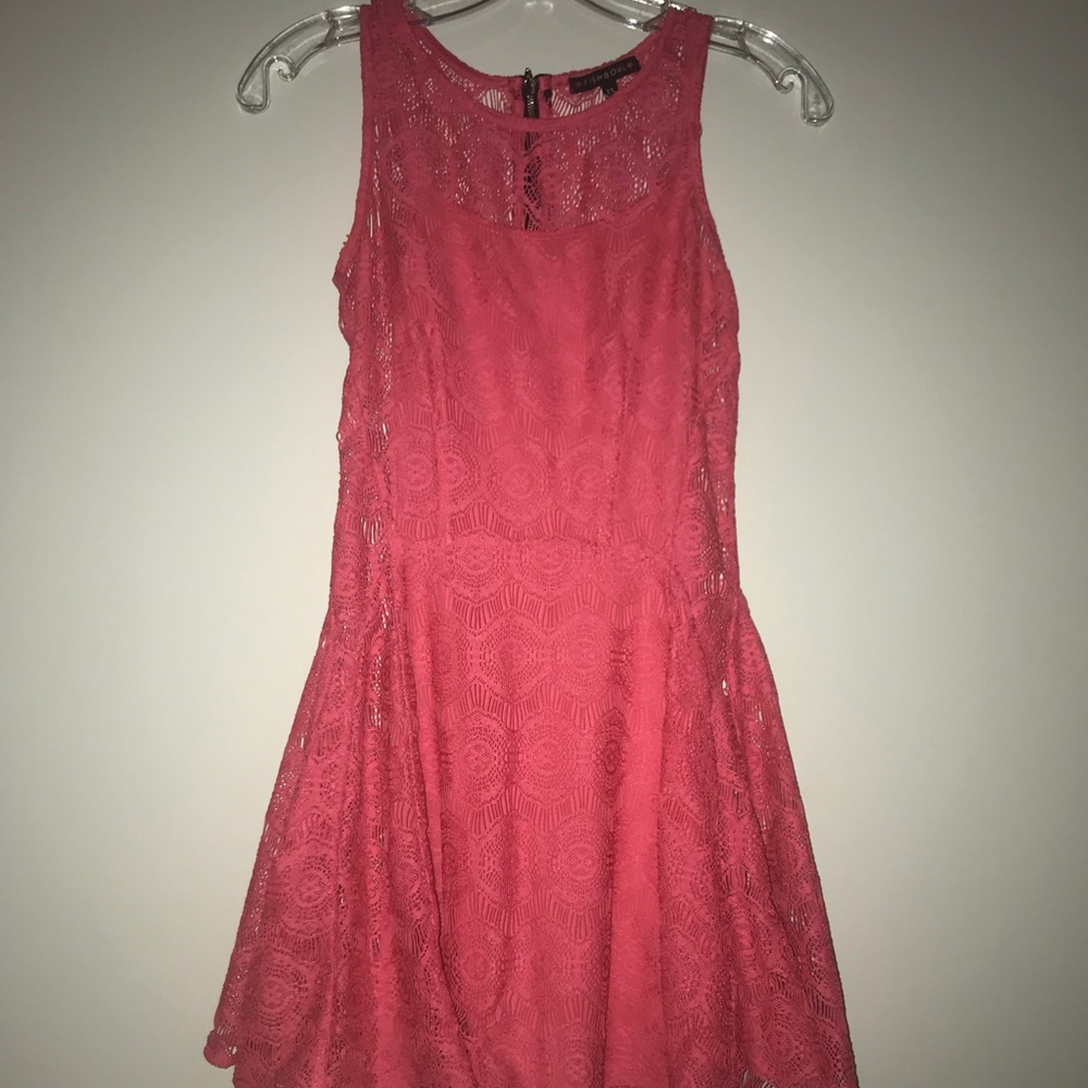 Pink flower dress